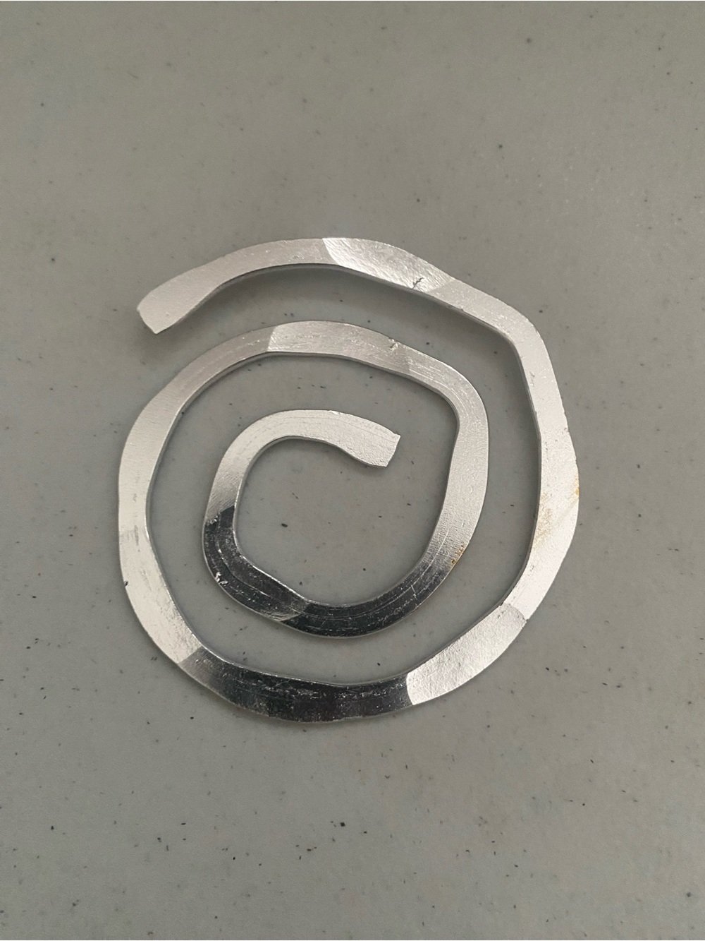 Silver Spiral Metal Clips